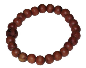 Korean Zen Cedar Beaded Bracelet - Wrist Mala Plain